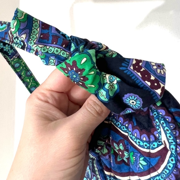 Vera Bradley Blue Rhapsody Hand Bag Floral Print - Picture 6 of 8